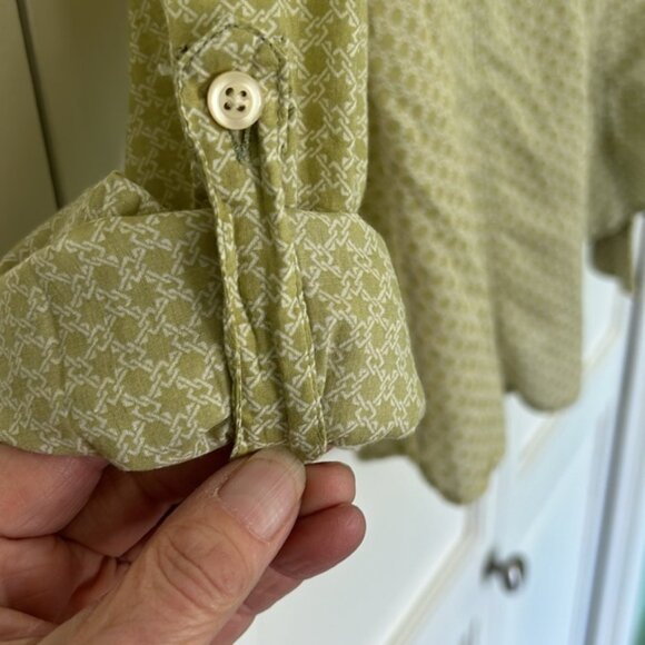 Old Navy Large Olive Green Blouse - Picture 8 of 11